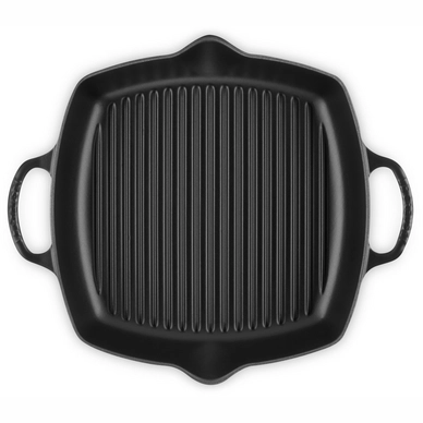 Grill Le Creuset Vierkant Noir Mat Cm Boutique De Chef